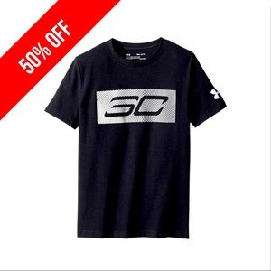 Under Armour Boys sc30 Logo Short Sleeve t shirt